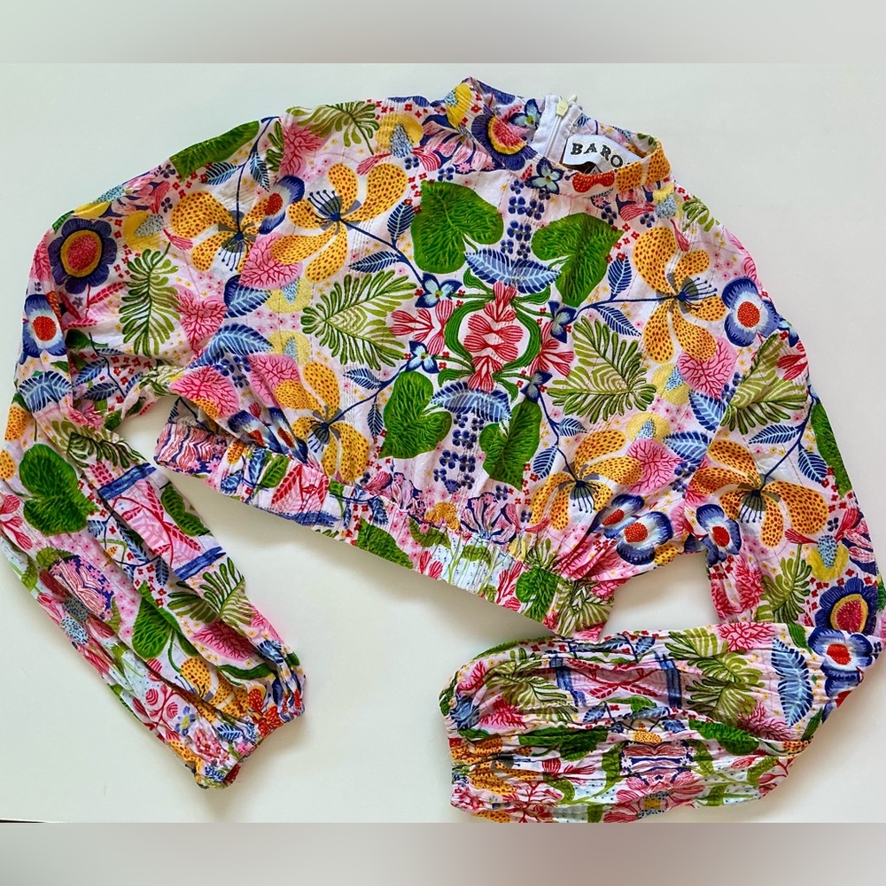 Barok Cropped Top Sz S/M